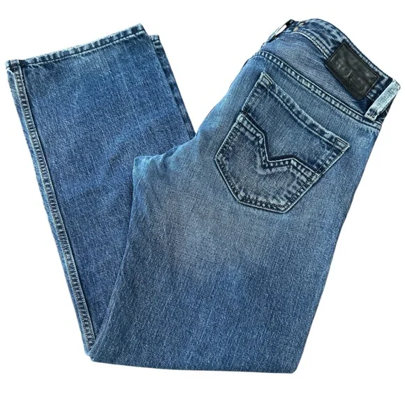 Diesel Larkee Y2K dark wash with distressing Size:32